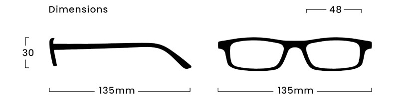 Glasses Dimensions