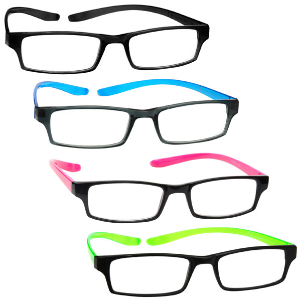 Neck Specs Long Arm Reading Glasses Mens Womens UV Reader R20