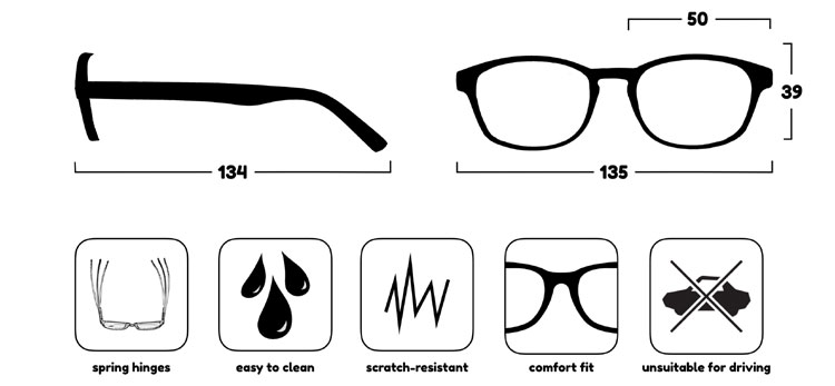 Glasses Dimensions