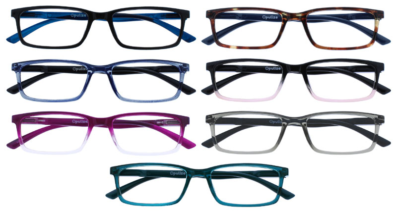 Opulize SEE Blue Light Blocking Reading Glasses Computer Screen Mens Womens B9