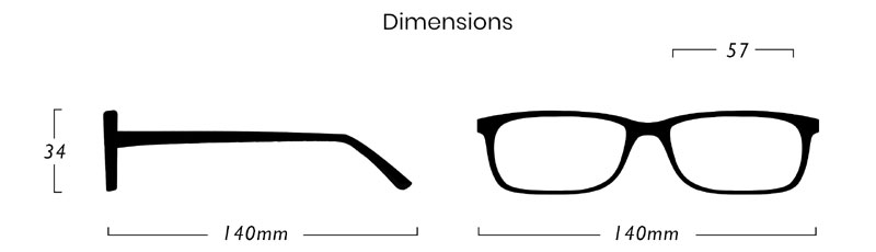 Glasses Dimensions